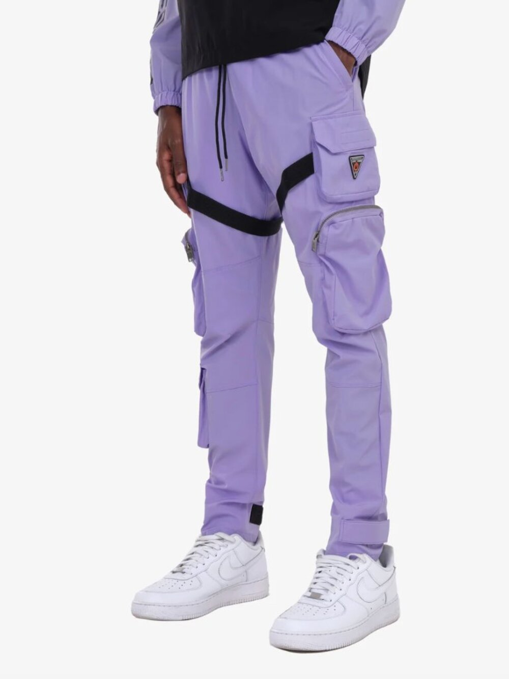 Life Code Progressive Cargo Pants w/ Straps, Lavender Light Purple, M - Picture 4 of 13